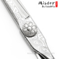 SUS440C damascus pattern barber scissors hair professional